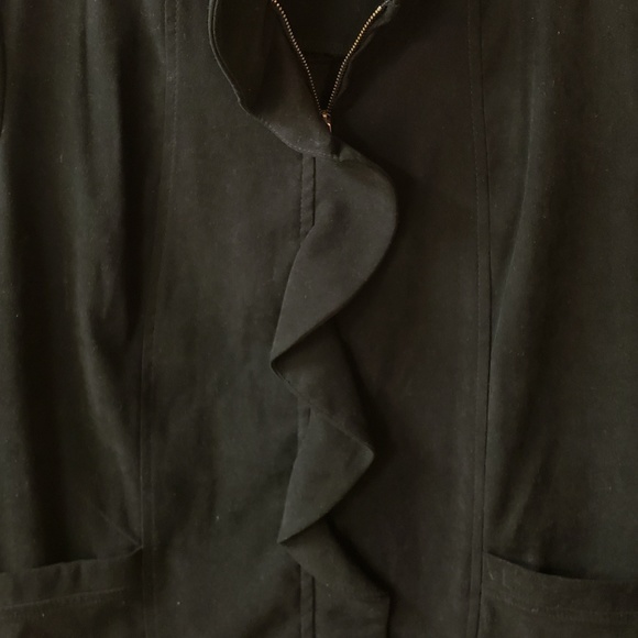 Women Black Coat/Jacket - Picture 2 of 5